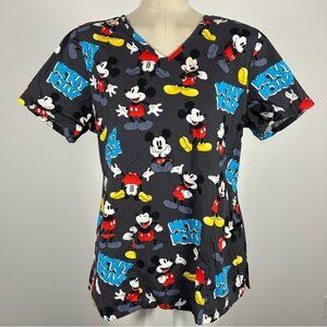 💕 Disney Mickey Mouse scrub top M
